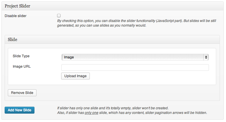 Project Slider